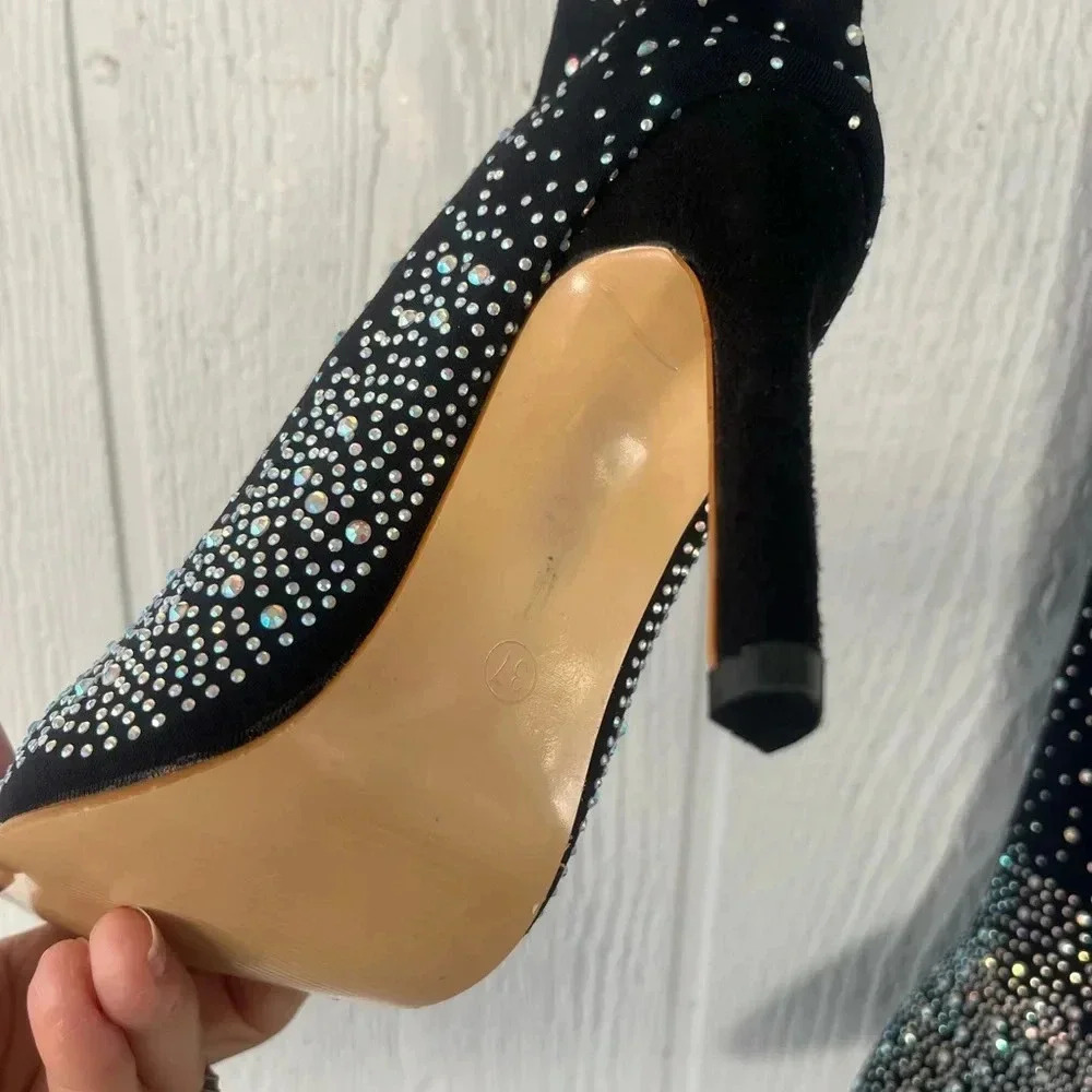 Bling shoe stockings - Picture 3 of 5